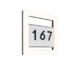 Osvětlené číslo domu