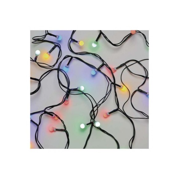 Emos D5AW04 vánoční řetěz Cherry 20m 200 LED | 6W | IP44 - multicolor, časovač, zelená