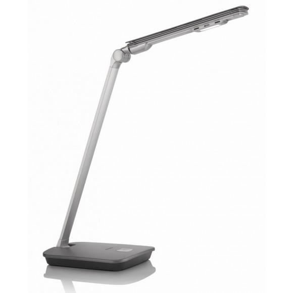 LED stolní lampa Philips 1x6W -> nahrazuje 40W  - šedá