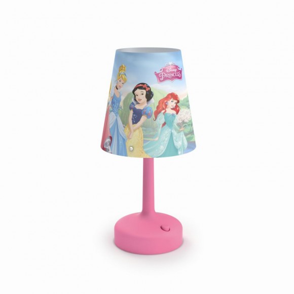 LED dětská stolní lampa Philips PRINCESS  - mix barev