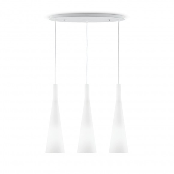 Ideal Lux 030326 závěsné stropní svítidlo Milk 3x60W | E27 - bílé