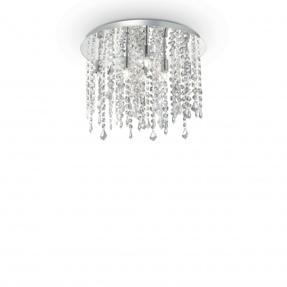 Ideal Lux 052991 přisazené stropní svítidlo Royal 8x40W|G9 - křišťál