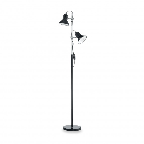 Ideal Lux 061139 stojací lampa Polly 2x60W|E27 - černá