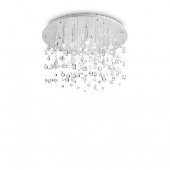Ideal Lux 101187 přisazené stropní svítidlo Neve Bianco 12x40W | G9 - bílá