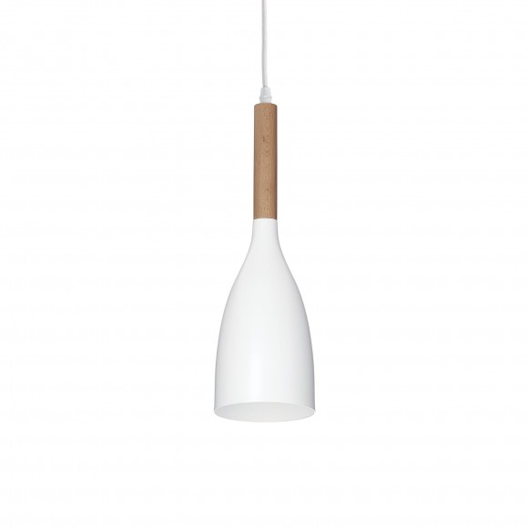 Ideal Lux 110745 závěsné stropní svítidlo Manhattan Bianco 1x40W|E14 - bílé
