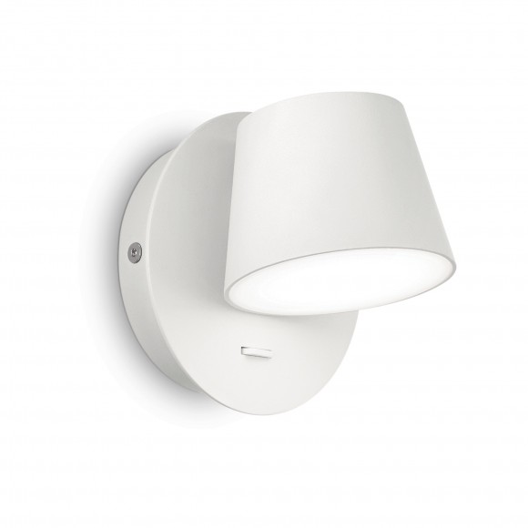Ideal Lux 167152 LED nástěnné svítidlo Gim Bianco 1x6W | 530lm | 3000K - bílá