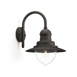 Philips 01652/30/PN venkovní nástěnná lampa Raindrop 1x60W | E27 | IP44