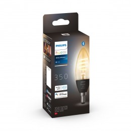 Philips Hue 8719514411807 LED filamentová žárovka svíčka 1x406W | E14 | 300lm | 2200-4500K
