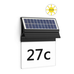 Philips 8720169265462 LED solární venkovní nástěnné svítidlo Enkara | 0,2W integrovaný LED zdroj | 1