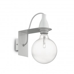 Ideal Lux 045191 nástěnné svítidlo Minimal Bianco 1x70W|E27