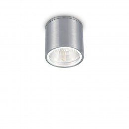 Ideal Lux 092324 venkovní stropní svítidlo Gun Alluminio 1x28W|GU10|IP44