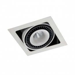 Italux GL7116-1/18W WH+BL LED zápustné bodové svítidlo Alesso 1x18W | 1340lm | 3000K