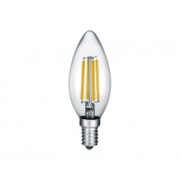 Trio 989-400 LED filamentová žárovka Kerze 1x4W | E14 | 470lm | 3000K