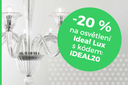 Užijte si ideální jarní slevu 20 % na veškeré osvětlení Ideal Lux