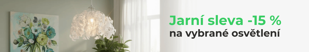 Jaro pod lampou: sleva 15 % nad 3 000 Kč