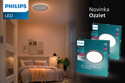 Představujeme vám nové stropnice Philips Ozziet s jedinečnou schopností vrstveného svícení