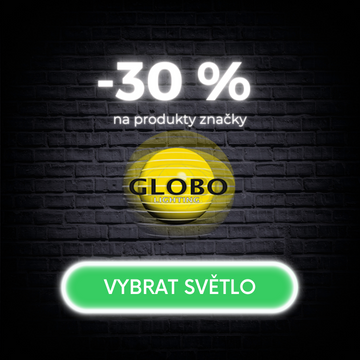 Black Friday - sleva 30 % na osvětlení Globo