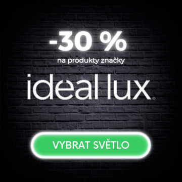 Black Friday - sleva 30 % na osvětlení Ideal Lux