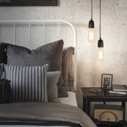 kabel s designovou žárovkou