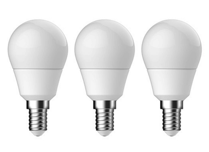 GE 93063964 3x LED žárovka 1x5.5W | E14 | P45 | 470lm | 2700K - bílá