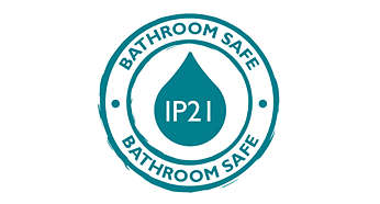 IP21, dokonale vhodné pro koupelnu