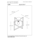 Lucide 00126/01/30 LUUK stropní svítidlo 1xE27 - černá