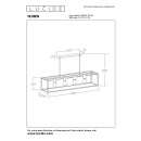 Lucide 00424/04/30 závěsné stropní svítidlo Ruben 4x40W | E27