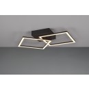 Trio R64492132 LED přisazené stropní svítidlo Trail 1x20W | 2250lm | 3000K | IP20 - otočné ramena, černá