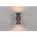 Trio 212560224 venkovní nástěnná lampa Ardas 2x10W | GU10 | IP44 - horní/spodní směr osvětlení, rezavá