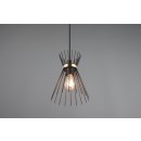 Trio R31531080 závěsné svítidlo Rod 1x40W | E27 | IP20 - výškově nastavitelné, zlatá/černá