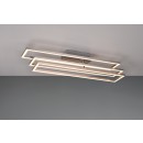 Trio R64423107 LED stropní svítidlo Corso 1x36W | 4600lm | 2700-6000K | IP20 - integrovaný stmívač, plynulé nastavení barvy světla, dálkové ovládání, otočné ramena, 3 úrovně stmívání vypínačem, matný nikl