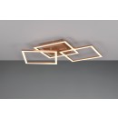 Trio R64493165 LED přisazené stropní svítidlo Trail 1x31W | 3550lm | 3000K | IP20 - otočné ramena, kávová