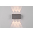 Trio 240760142 LED venkovní nástěnná lampa Clyde 2x3W | 300lm | 3000K | IP54 - směr osvětlení nahoru a dolů, antracit