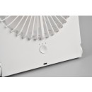 Trio R044-01 stolní ventilátor Breezy - IP20, 3 režimy rychlosti, napájeno akumulátorem, nabíjení prostřednictvím USB-C, bílá