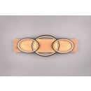 Trio 641110332 LED přisazené stropní svítidlo Barca 1x40W | 4700lm | 3000K | IP20 - 3 úrovně stmívání vypínačem, matná černá