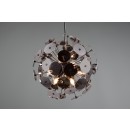 Trio 309900657 závěsné svítidlo Discalgo 6x40W | E14 | IP20 - výškově nastavitelné, matná černá, pochromované