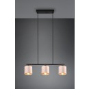 Trio 319000344 závěsné svítidlo Julieta 3x40W | E14 | IP20 - černá, béžová