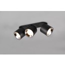 Trio 651000332 přisazené stropní bodové svítidlo Guayana 3x10W | GU10 | IP20 - matná černá