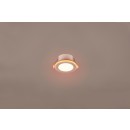 Trio 653610131 LED přisazené bodové svítidlo Argus 1x4W | 350lm | 3000K+RGBW | IP20 - integrovaný stmívač, funkce paměti, dálkové ovládání, oddělené stmívání, matná bílá