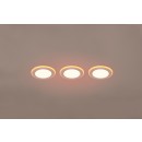 Trio 653610331 LED přisazené bodové svítidlo Argus 3x4W + 3x1W | 350lm | 3000K+RGBW | IP20 - integrovaný stmívač, funkce paměti, dálkové ovládání, oddělené stmívání, matná bílá