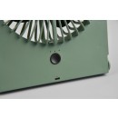 Trio R044-49 stolní ventilátor Breezy - IP20, 3 režimy rychlosti, napájeno akumulátorem, nabíjení prostřednictvím USB-C, pistáciově zelená