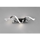 Trio R22201106 LED nástěnné svítidlo Isabel 1x8,5W | 950lm | 4000K | IP20 - 3 fázové stmívání, chrom