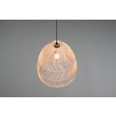 Trio R31131036 závěsný lustr Rike 1x40W | E27 | IP20 - výškově nastavitelný, ratan