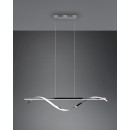 Trio R32201106 LED závěsné svítidlo Isabel 1x26W | 3000lm | 4000K | IP20 - 3 fázové stmívání, výškově nastavitelné, chrom