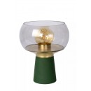 Lucide 05540/01/33 FARRIS dekorativní stolní svítidlo V280mm | 1xE27 - zelená, kouřové sklo