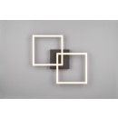 Trio R64492132 LED přisazené stropní svítidlo Trail 1x20W | 2250lm | 3000K | IP20 - otočné ramena, černá