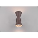 Trio 212560224 venkovní nástěnná lampa Ardas 2x10W | GU10 | IP44 - horní/spodní směr osvětlení, rezavá