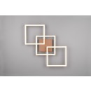 Trio R64493165 LED přisazené stropní svítidlo Trail 1x31W | 3550lm | 3000K | IP20 - otočné ramena, kávová