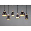 Trio 310500632 závěsné svítidlo Chiraz 6x25W | E14 | IP20 - výškově nastavitelné, matně černě