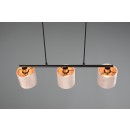 Trio 319000344 závěsné svítidlo Julieta 3x40W | E14 | IP20 - černá, béžová